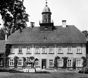 Das Landstallmeisterhaus in Trakehnen.